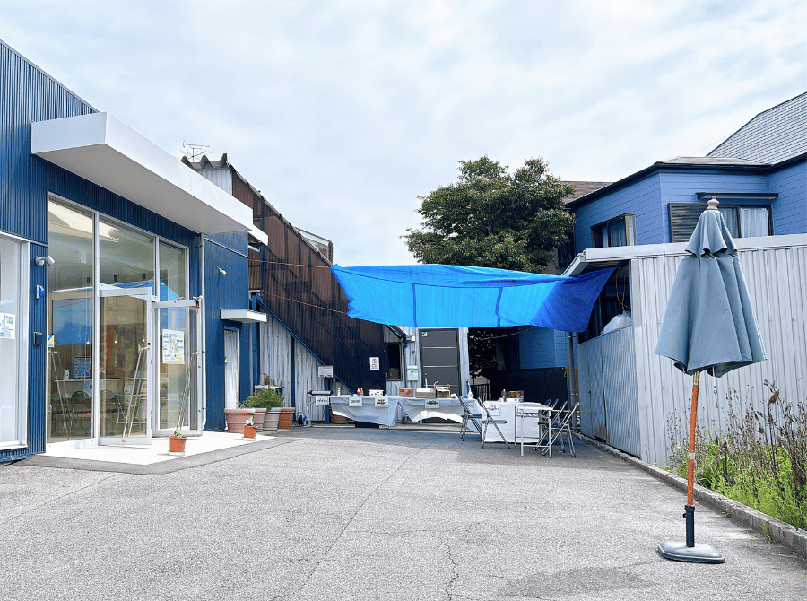 イベント会場設営時の様子。