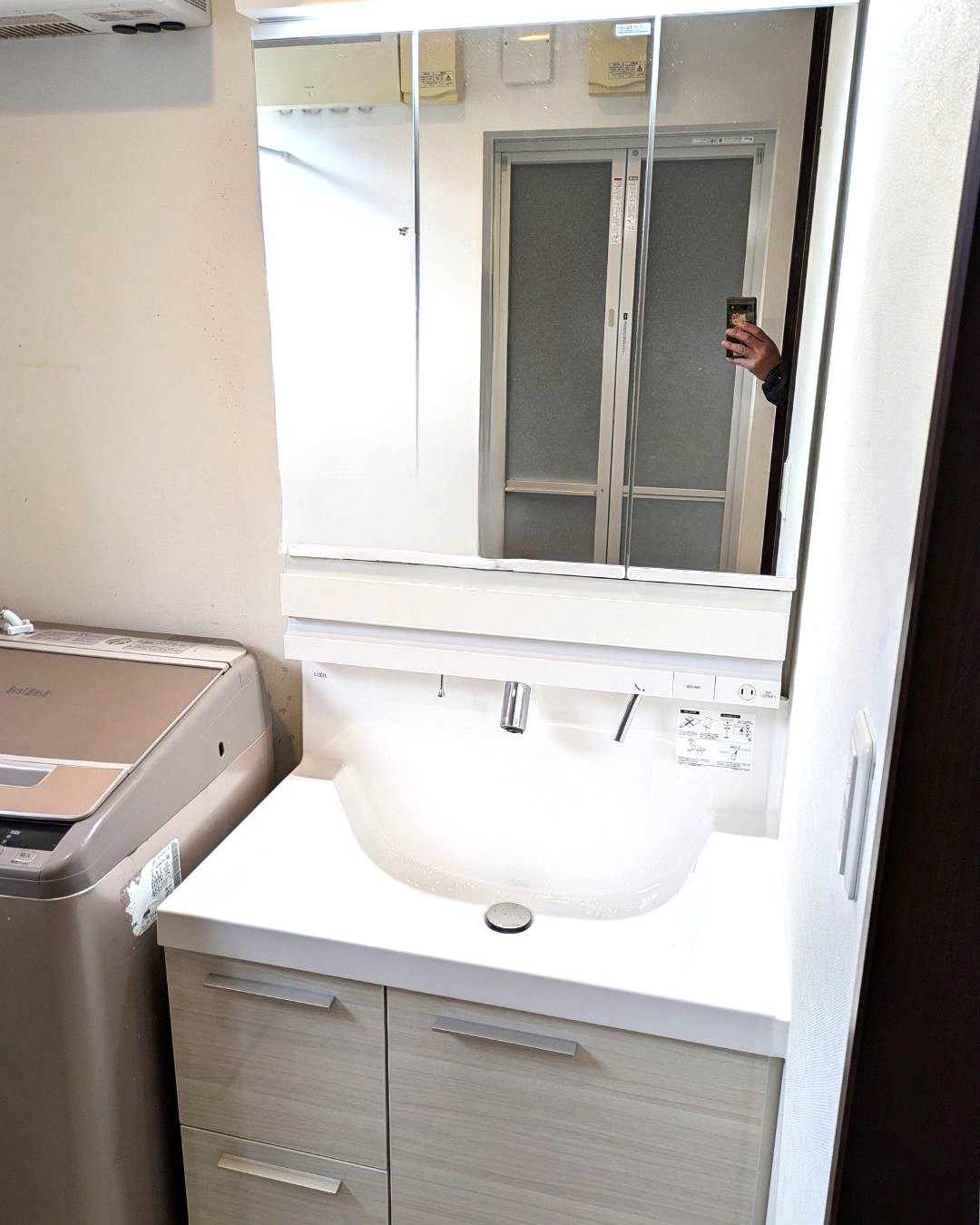 洗面台取替工事｜水漏れから始まった快適グレードアップ計画✨ アイキャッチ画像